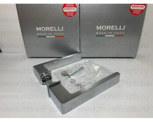 Дверные ручки Morelli Luxury HORIZONT-SM CSA Цвет - Матовый хром