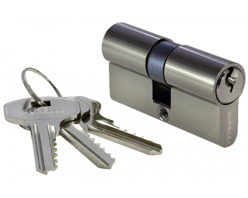 Ключевой цилиндр MORELLI ключ/ключ (60 мм) 60C BN Цвет - Черный никель