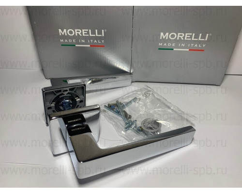 Дверные ручки Morelli Luxury HORIZONT-SQ CRO Цвет - Хром
