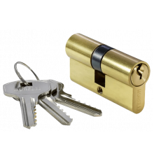 Ключевой цилиндр MORELLI ключ/ключ (50 мм) 50C PG Цвет - Золото