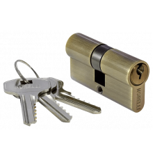 Ключевой цилиндр MORELLI ключ/ключ (50 мм) 50C AB Цвет - Античная бронза