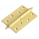 Петля MORELLI латунная разъёмная  с короной MB 100X70X3 SG R C Цвет - Матовое золото