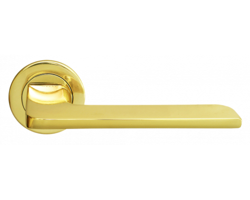 Дверные ручки Morelli Luxury NC-8 OTL (ROCK/СКАЛА) Цвет - Золото