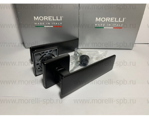 Дверные ручки Morelli Luxury SPACE-SQ NERO Цвет - Черный