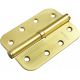 Петля MORELLI стальная разъёмная скругленная MSD-C 100X70X2.5 SG R Цвет - Матовое золото