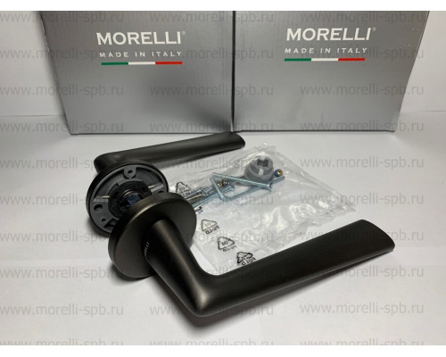 Дверные ручки Morelli Luxury THE FORCE ANT Цвет - Антрацит