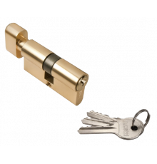 Ключевой цилиндр Rucetti с поворотной ручкой (60 мм) R60CK PG Цвет - Золото