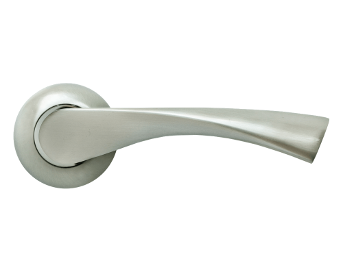 Дверные ручки Rucetti RAP 1 SN/CP Цвет - Белый никель/хром