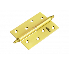 Петля MORELLI стальная разъемная с короной MS 100X70X2.5 L SG Цвет - Матовое золото