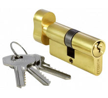 Ключевой цилиндр MORELLI с поворотной ручкой (70 мм) 70CK PG Цвет - Золото