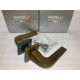 Дверные ручки Morelli Luxury SPUTNIK-SQ CAFFE Цвет - Кофе