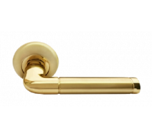 Дверные ручки Rucetti RAP 2 SG/GP Цвет - Матовое золото/золото