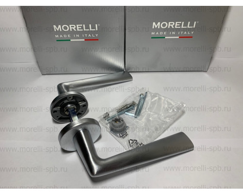 Дверные ручки Morelli Luxury THE FORCE CSA Цвет - Матовый хром
