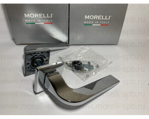 Дверные ручки Morelli Luxury SPUTNIK-SQ CRO Цвет - Хром