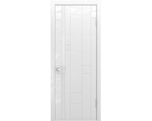 Межкомнатные двери Арт-1 (ясень белая эмаль)