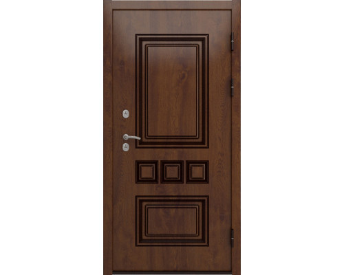 Металлические двери Аура - ФЛ-643 (10мм, венге поперечный)