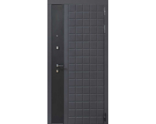 Металлическая дверь Luxor - 34 - Гера-2 (26мм, дуб RAL9010)