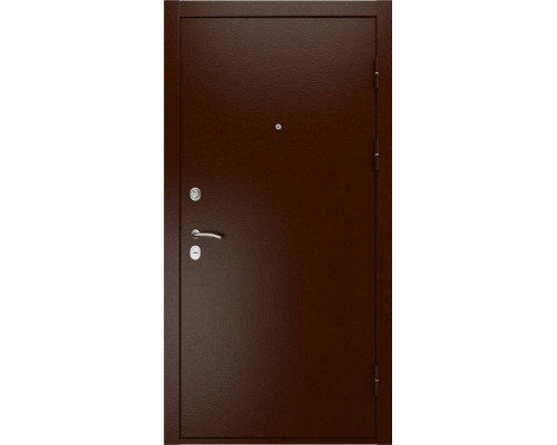Металлические двери Luxor - 3a - Д-19 (16мм, Грецкий орех + черная патина винорит)