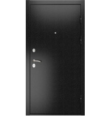 Металлические двери Luxor - 3b - Экошпон ЛУ-22 (16мм, венге, стекло черное)