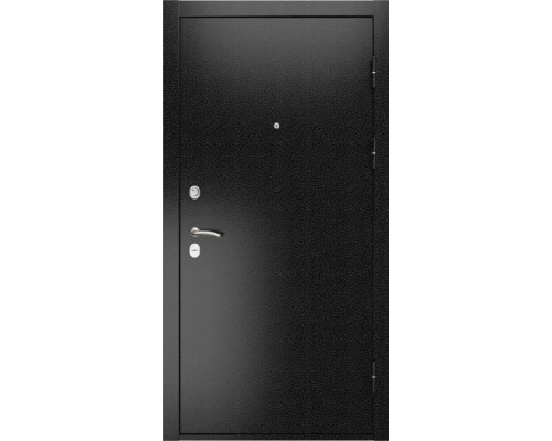 Металлические двери Luxor - 3b - Д-19 (16мм, Грецкий орех + черная патина винорит)
