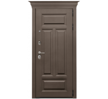Металлические двери Luxor - 40 - ФЛ-659 (12мм, nussbaum+черная патина винорит)