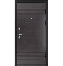 Металлические двери Luxor - 7 - Прямая (16мм, венге)