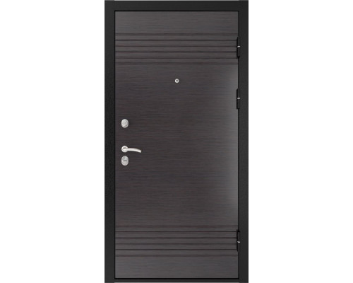Металлические двери Luxor - 7 - Алиса (16мм, ПВХ софт грей, зеркало)